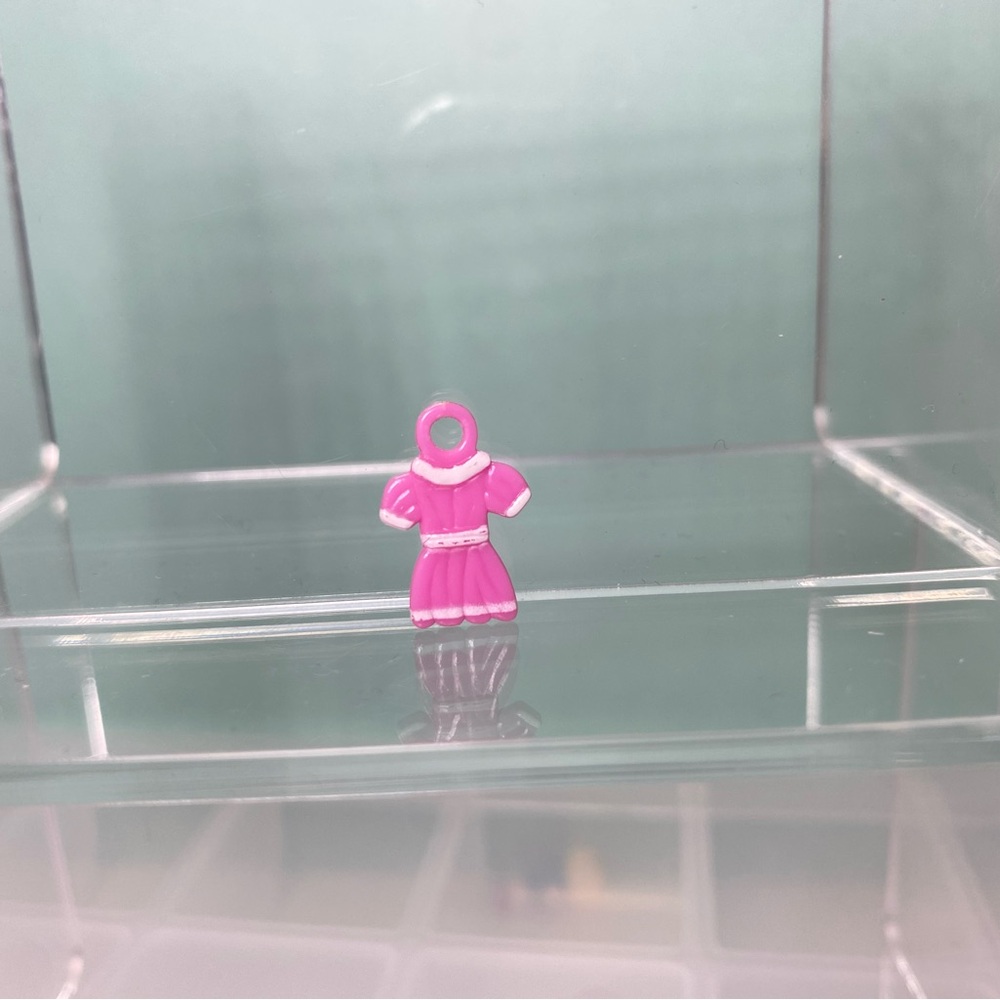 Vintage Polly Pocket 1995 Dress Shop replacement pink dress